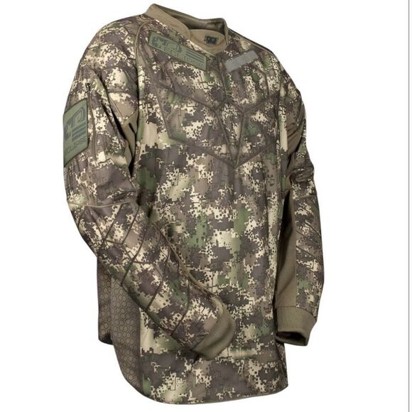 Eclipse Professional Paint Ball Jersey Sz M Camouflage Ling Sleeve All Pieces At - Picture 3 of 13